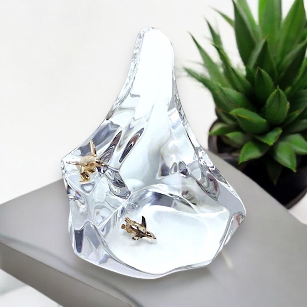 Franklin Mint-Carpenter Penguin On Ice Paperweight - Picture 3 of 16